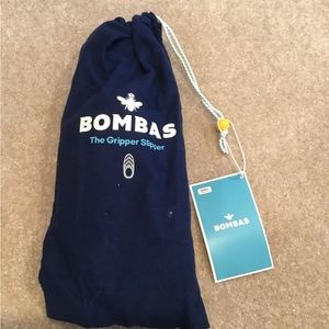 NWT Bombas Women's Cable Knit Gripper Slipper